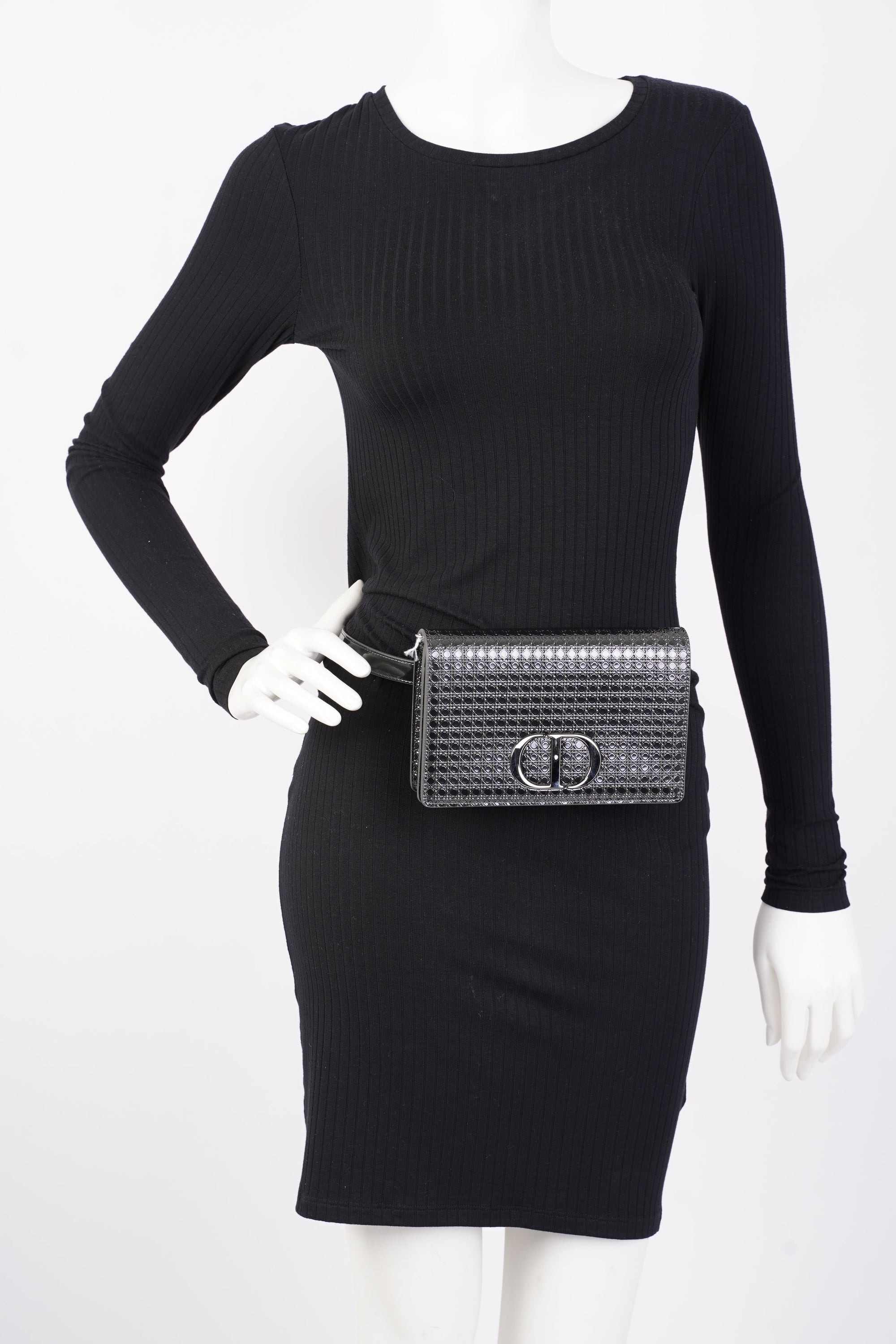 Christian D1OR 30 Montaigne Two Way Pouch Black