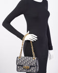 Christian D1OR Addict Bag Oblique Canvas Medium