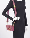 Christian D1OR 30 Motaigne Box Bag Grape Leather