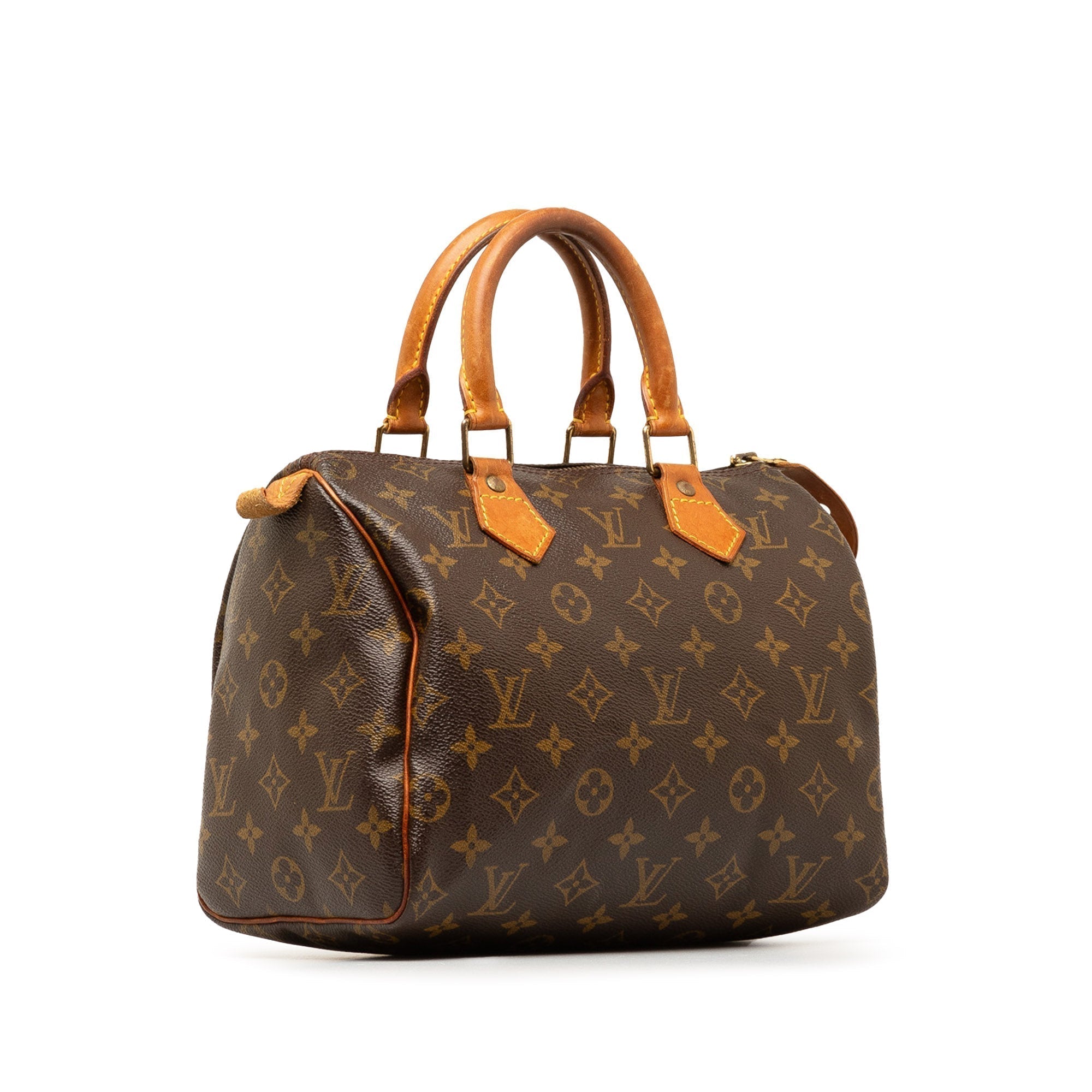 Brown LV Monogram Speedy 25 Boston Bag