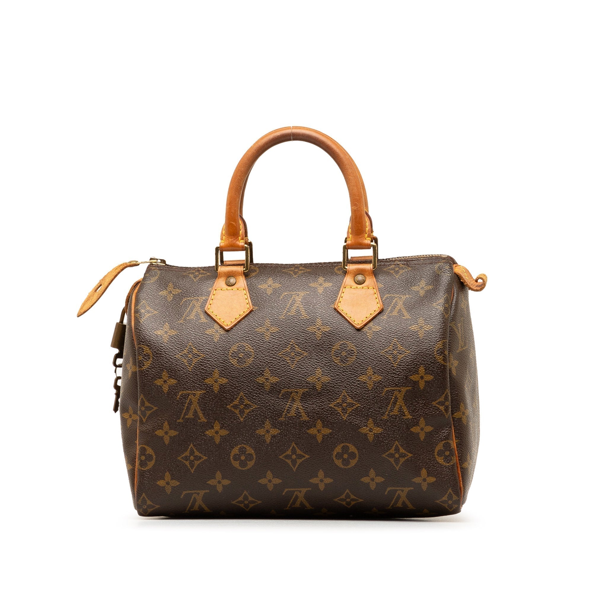 Brown LV Monogram Speedy 25 Boston Bag