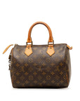 Brown LV Monogram Speedy 25 Boston Bag