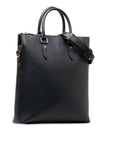 Black LV Taiga Anton Tote Satchel