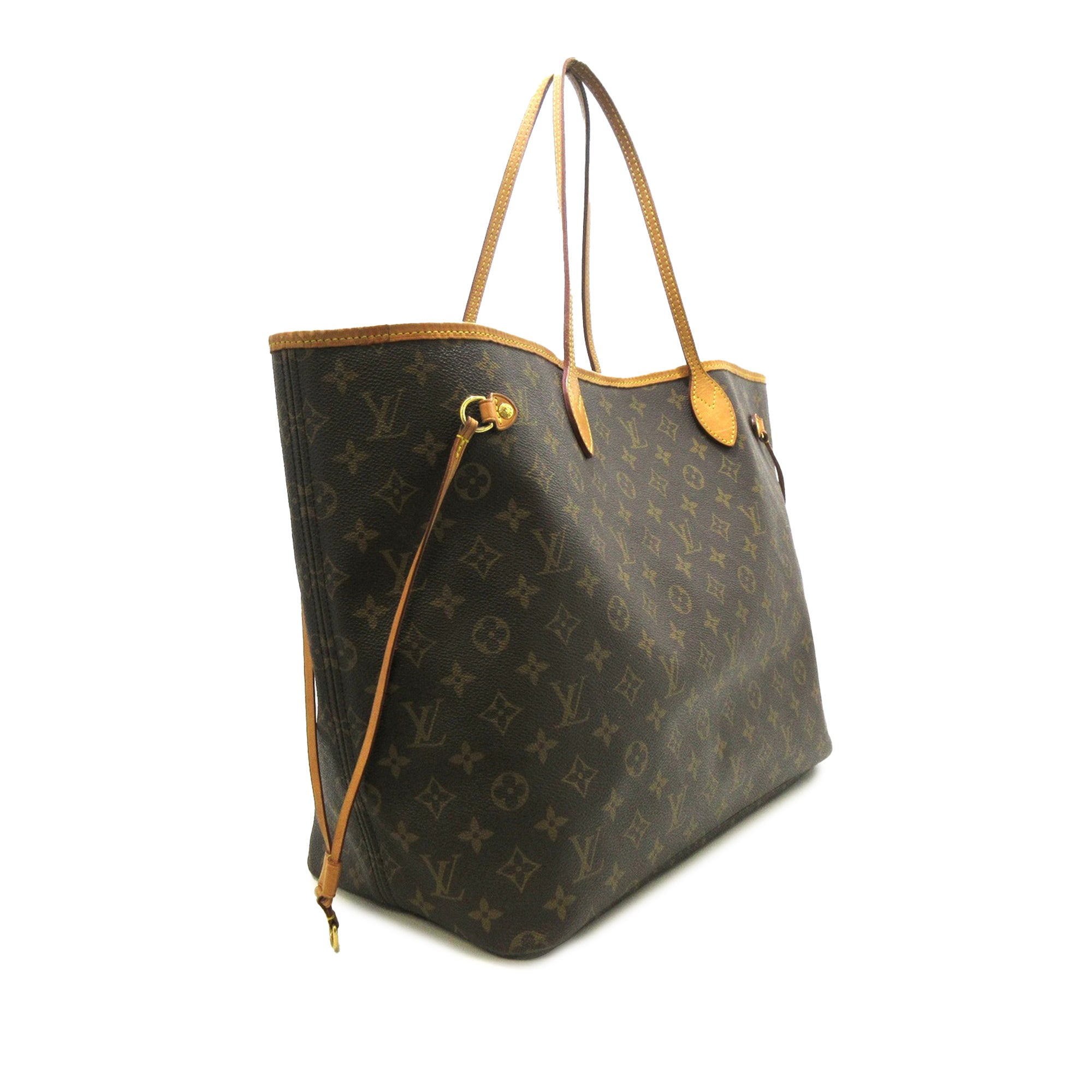 Brown LV Monogram Neverfull GM Tote Bag