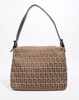 FNDI Baguette Bag Brown Zucca Canvas