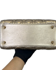 Calfskin Cannage Medium Lady D1OR Gold GHW