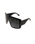 Acetate D1ORSO Light 1 Shield Sunglasses Black GHW