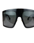 Acetate D1ORSO Light 1 Shield Sunglasses Black GHW