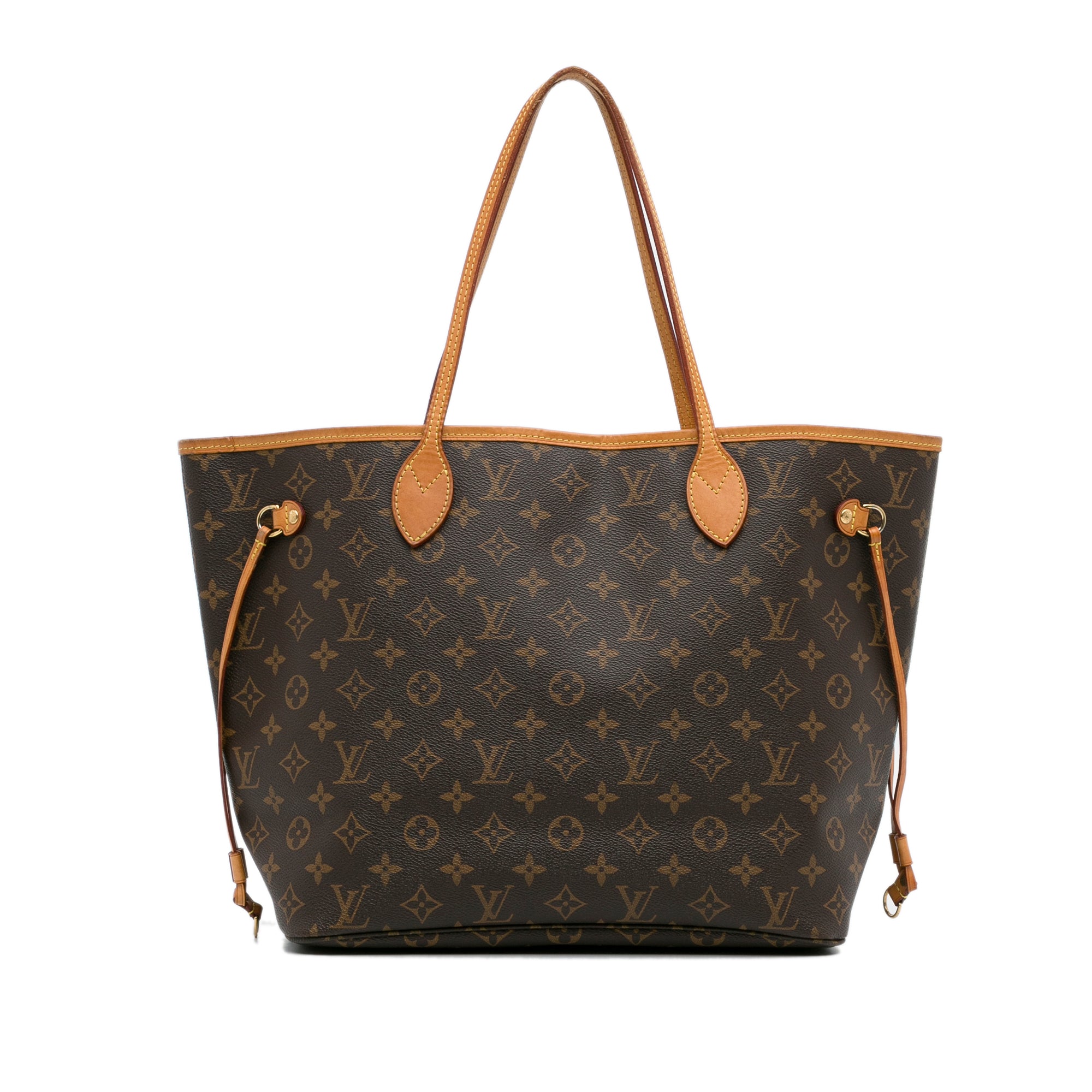 Brown LV Monogram Neverfull MM Tote Bag