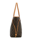 Brown LV Monogram Neverfull MM Tote Bag