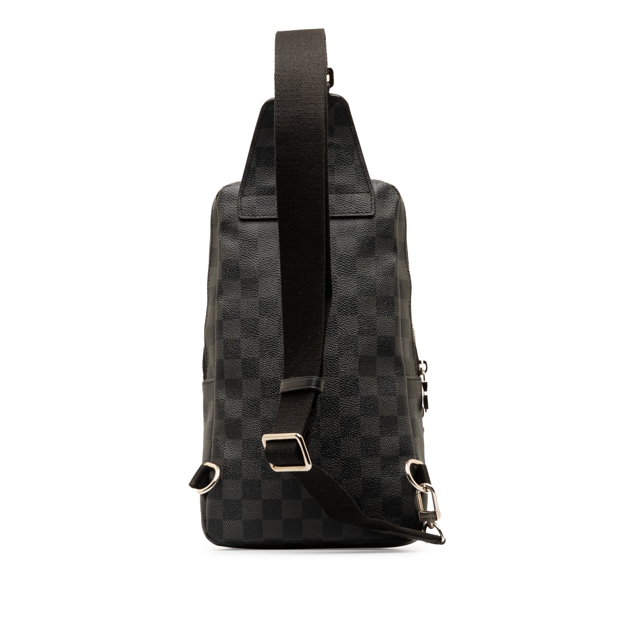 Black LV Damier Graphite Avenue Sling Crossbody Bag