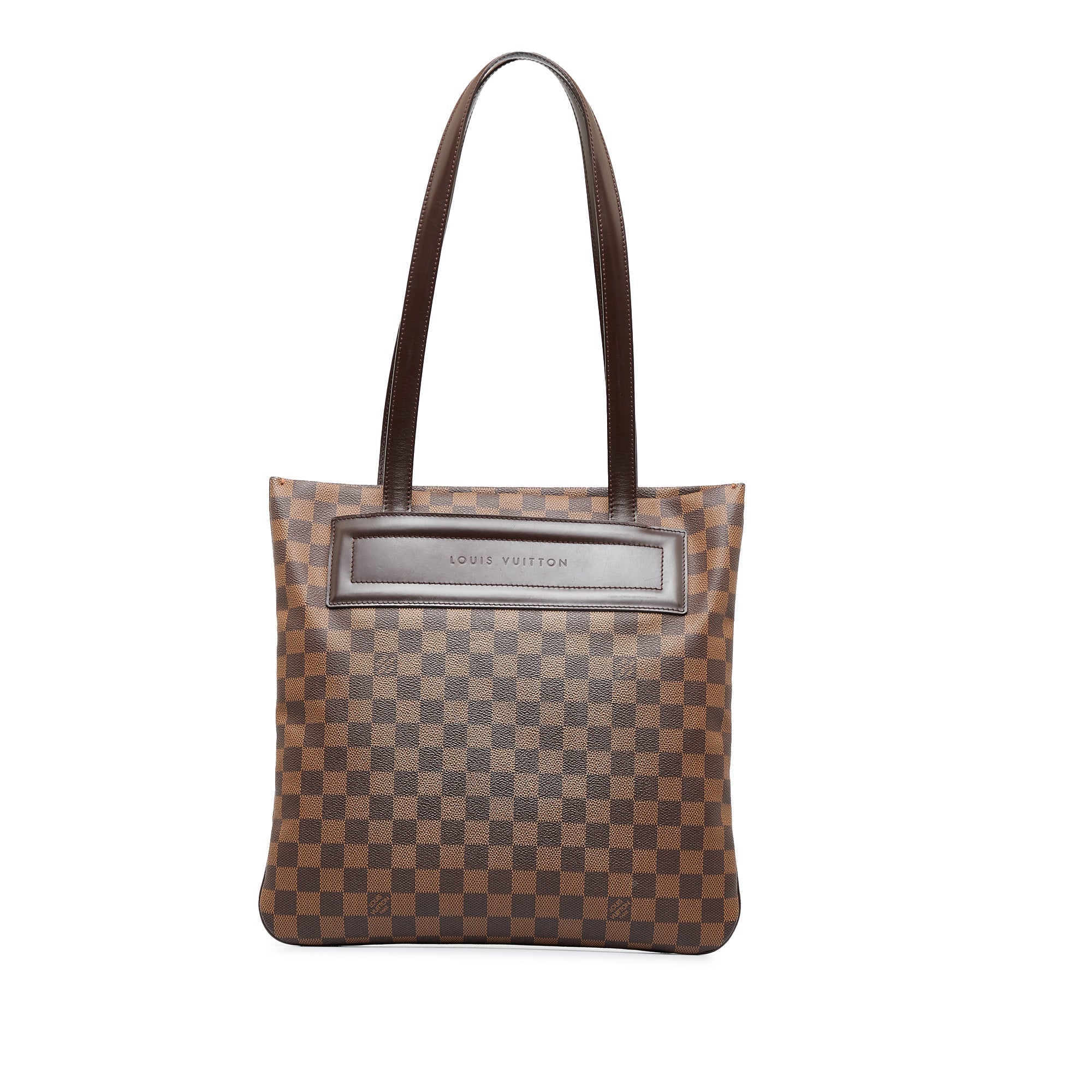 Brown LV Damier Ebene Clifton Tote Bag