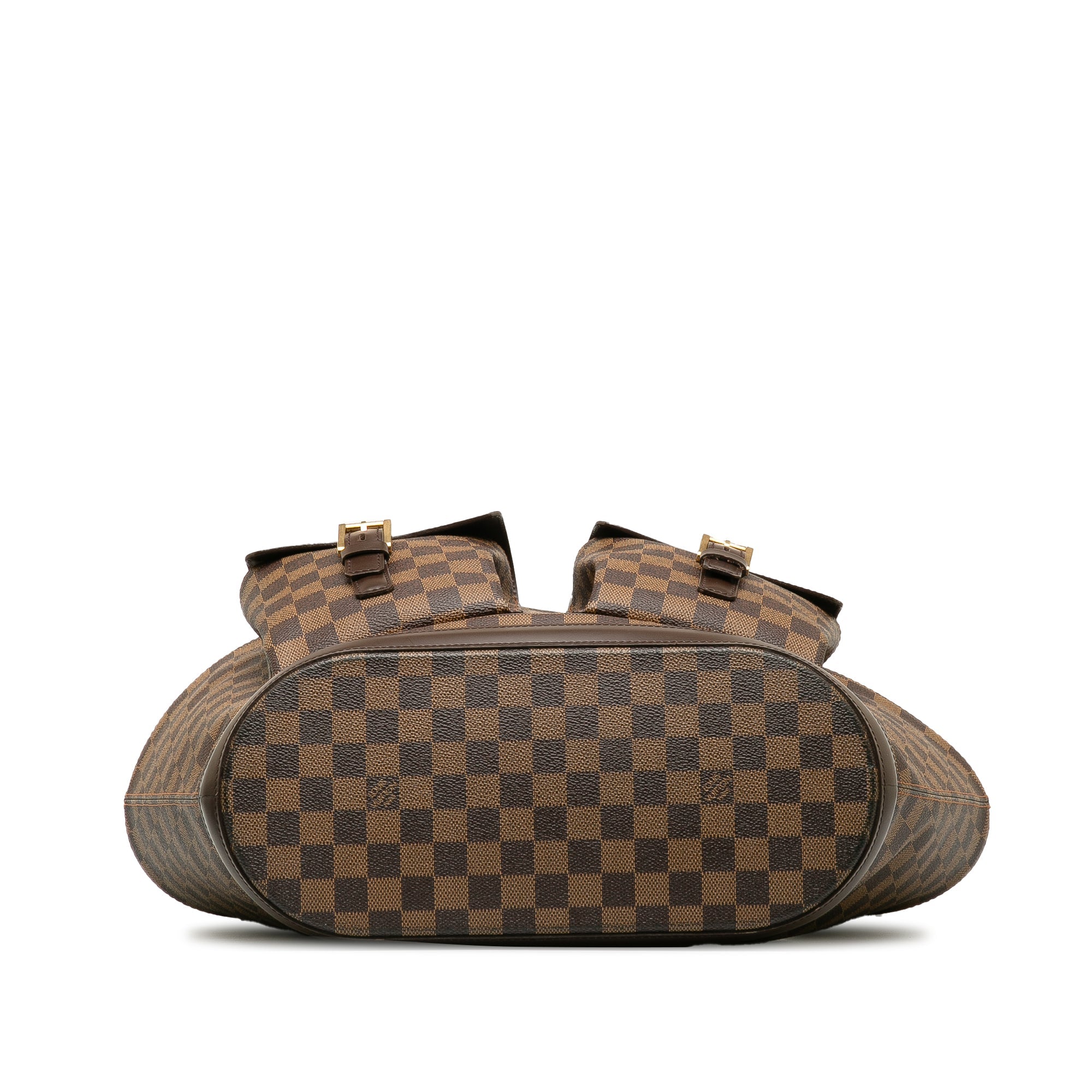 Brown LV Damier Ebene Manosque GM Tote Bag