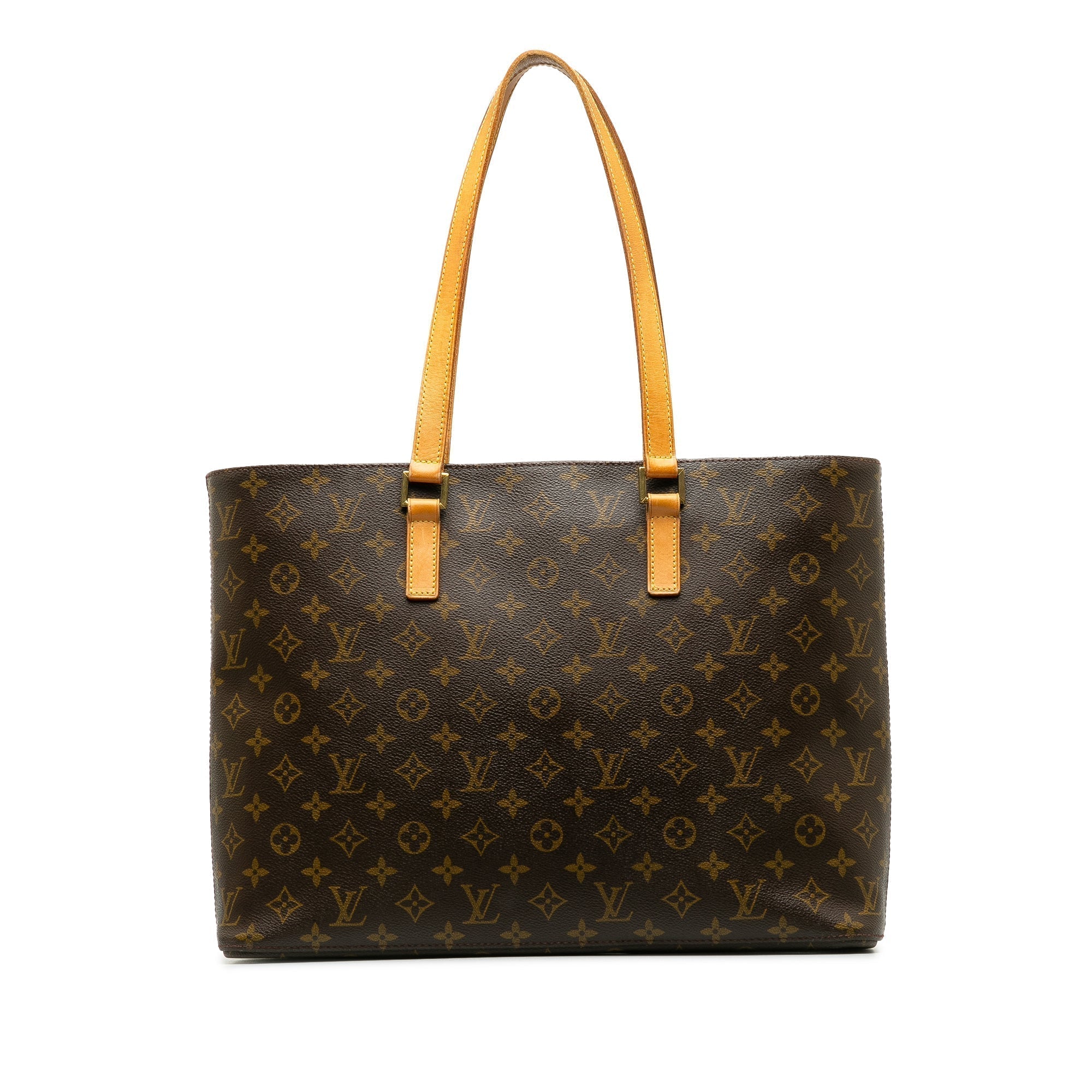 Brown LV Monogram Luco Tote Bag