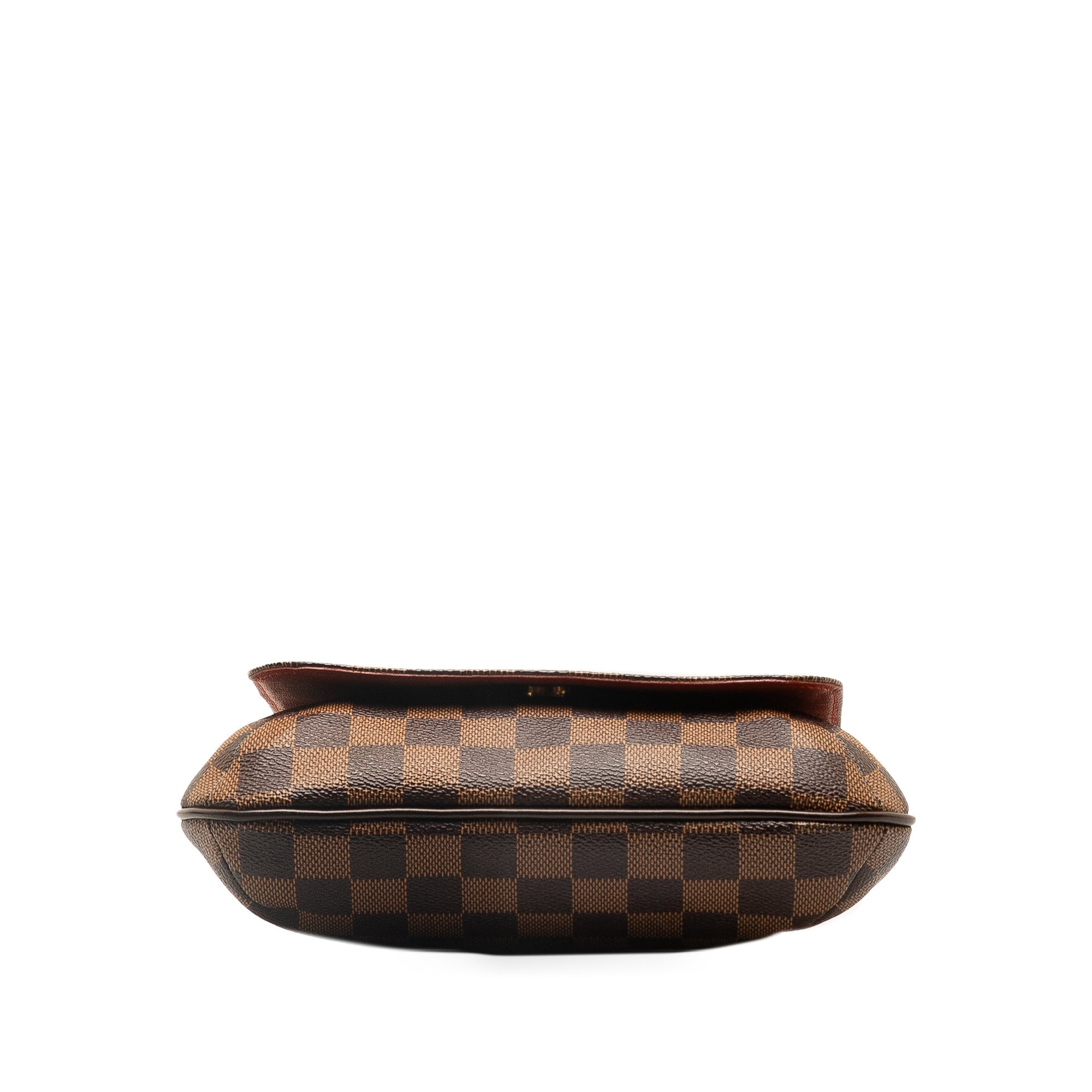 Brown LV Damier Ebene Musette Salsa Long Strap Crossbody Bag