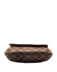 Brown LV Damier Ebene Musette Salsa Long Strap Crossbody Bag