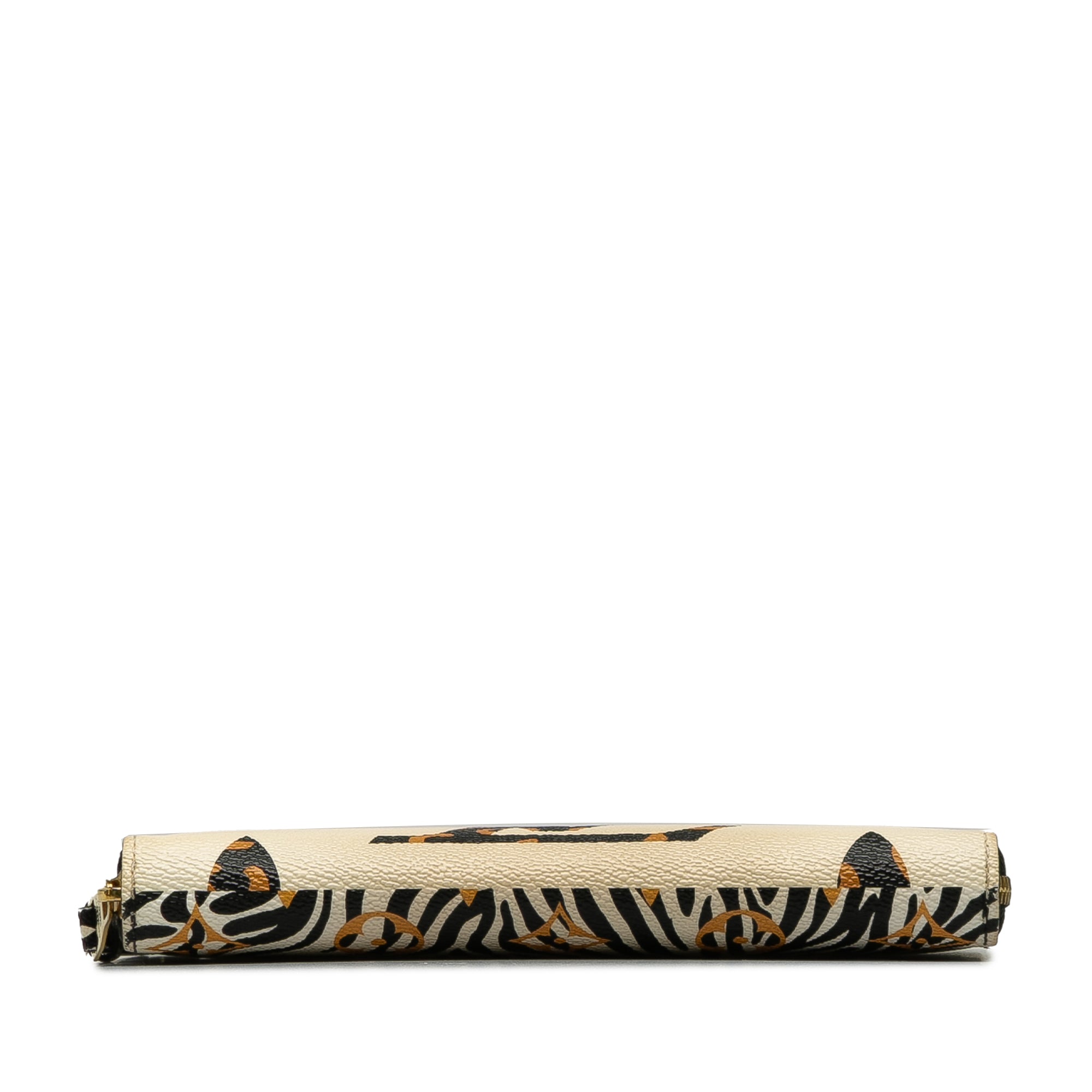 Brown LV Monogram Giant Jungle Zippy Wallet