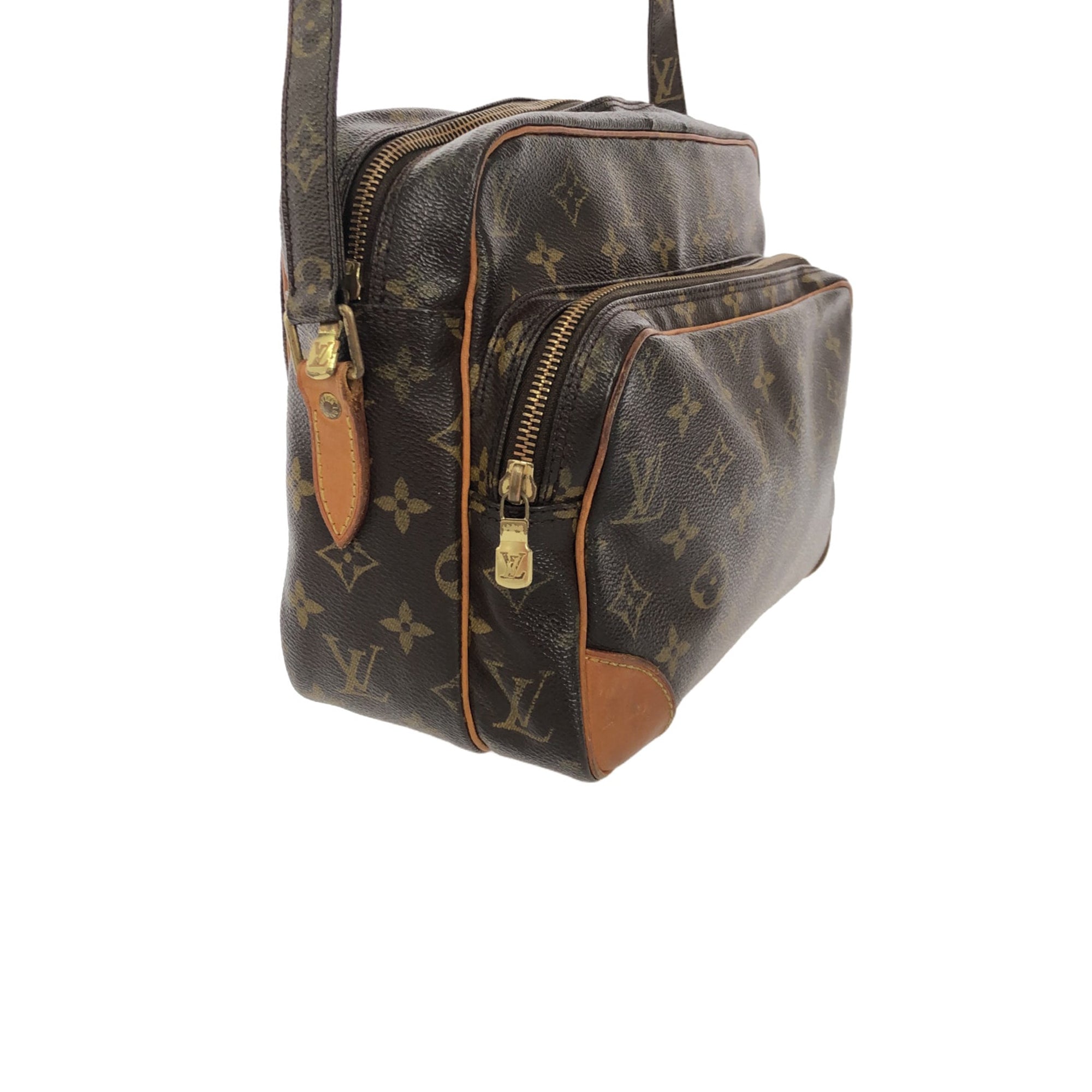 Brown LV Monogram Nil Crossbody Bag