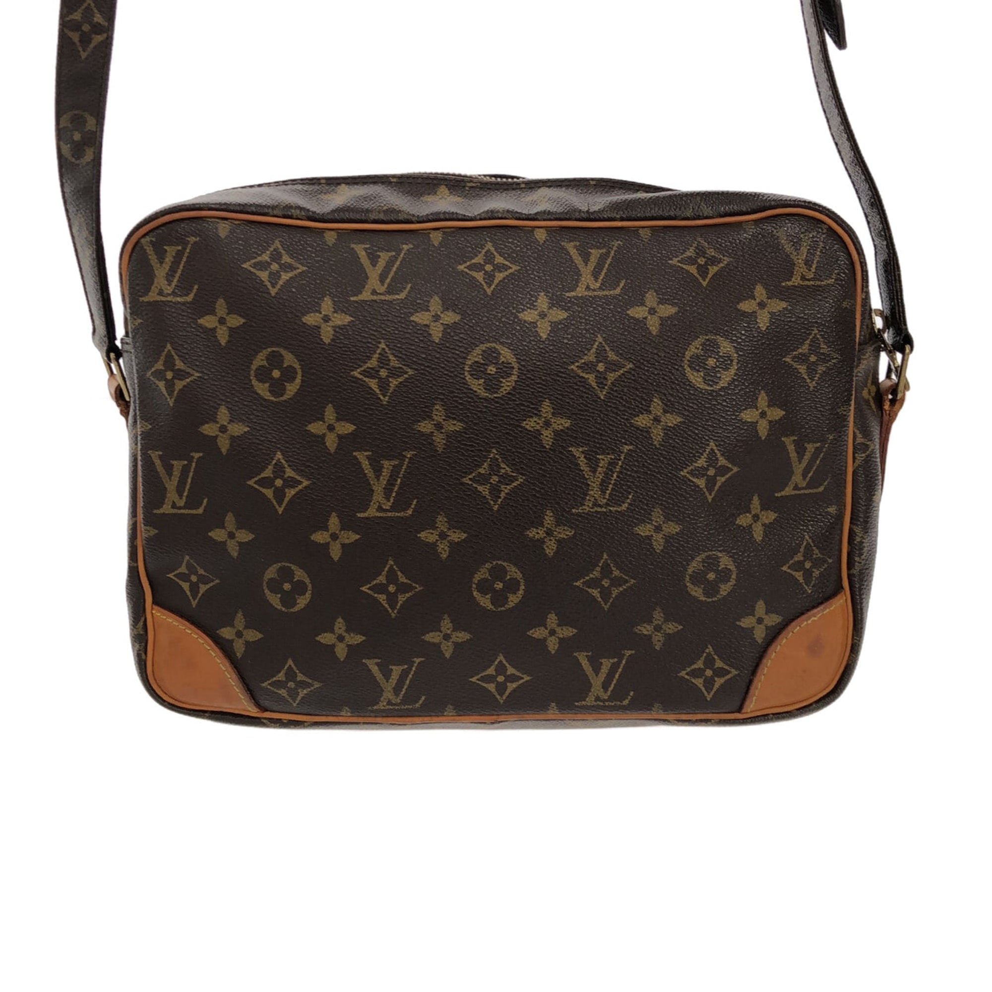 Brown LV Monogram Nil Crossbody Bag