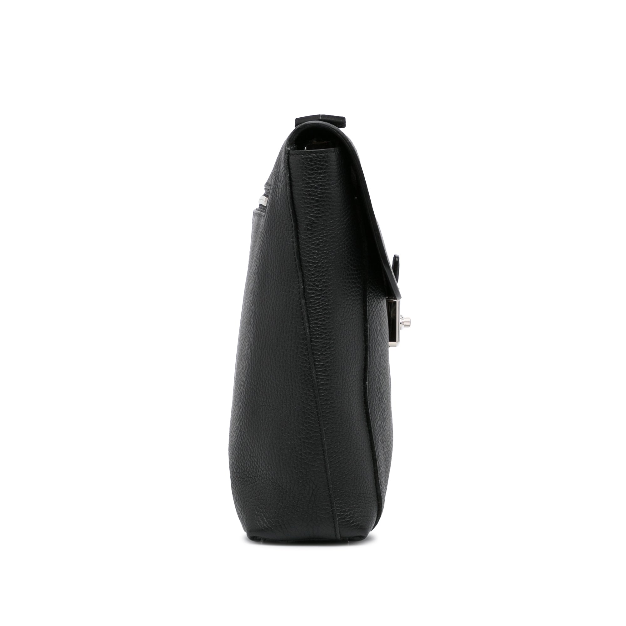 Black LV Taurillon Serviette Dorian Business Bag