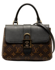 Brown LV Monogram Locky BB Satchel