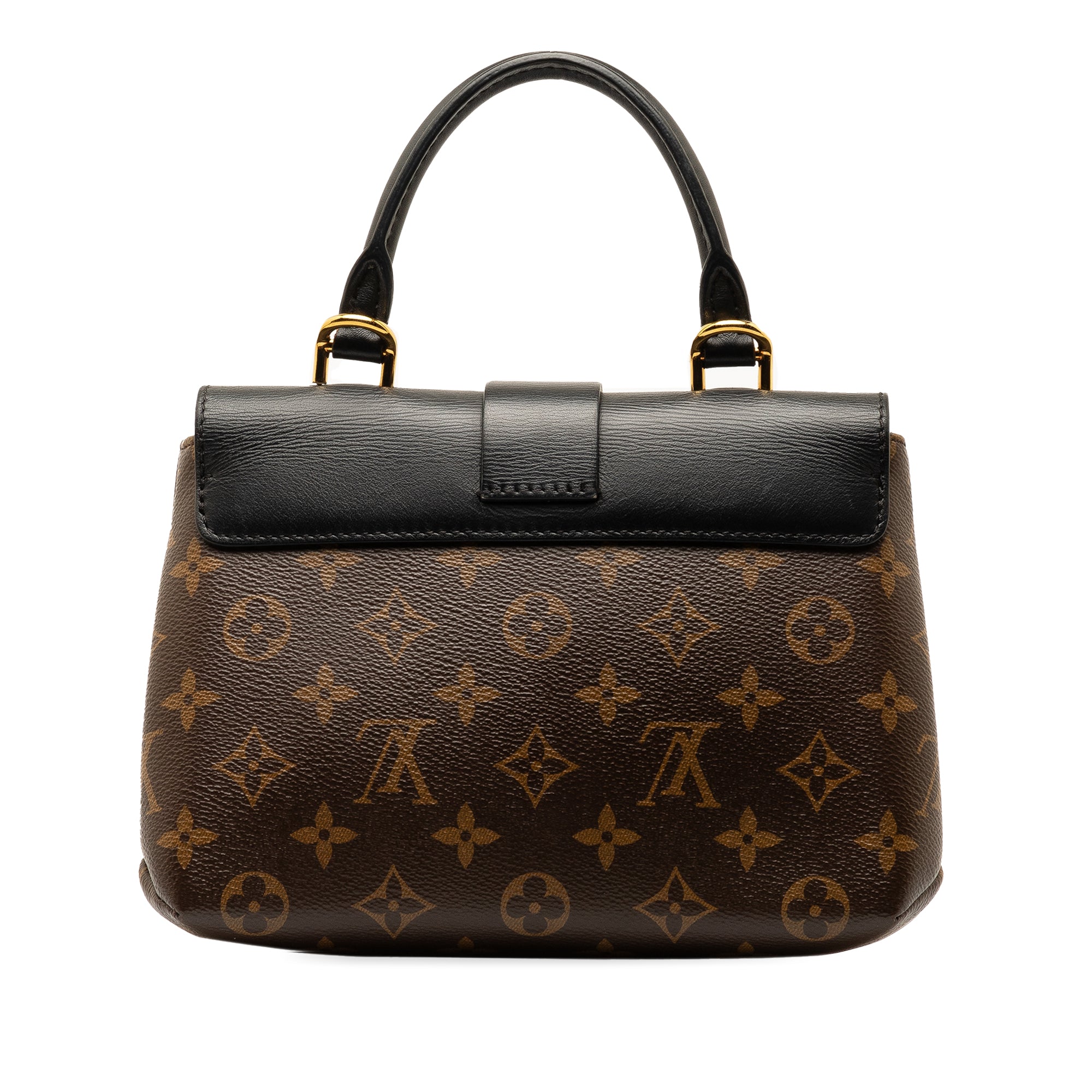 Brown LV Monogram Locky BB Satchel