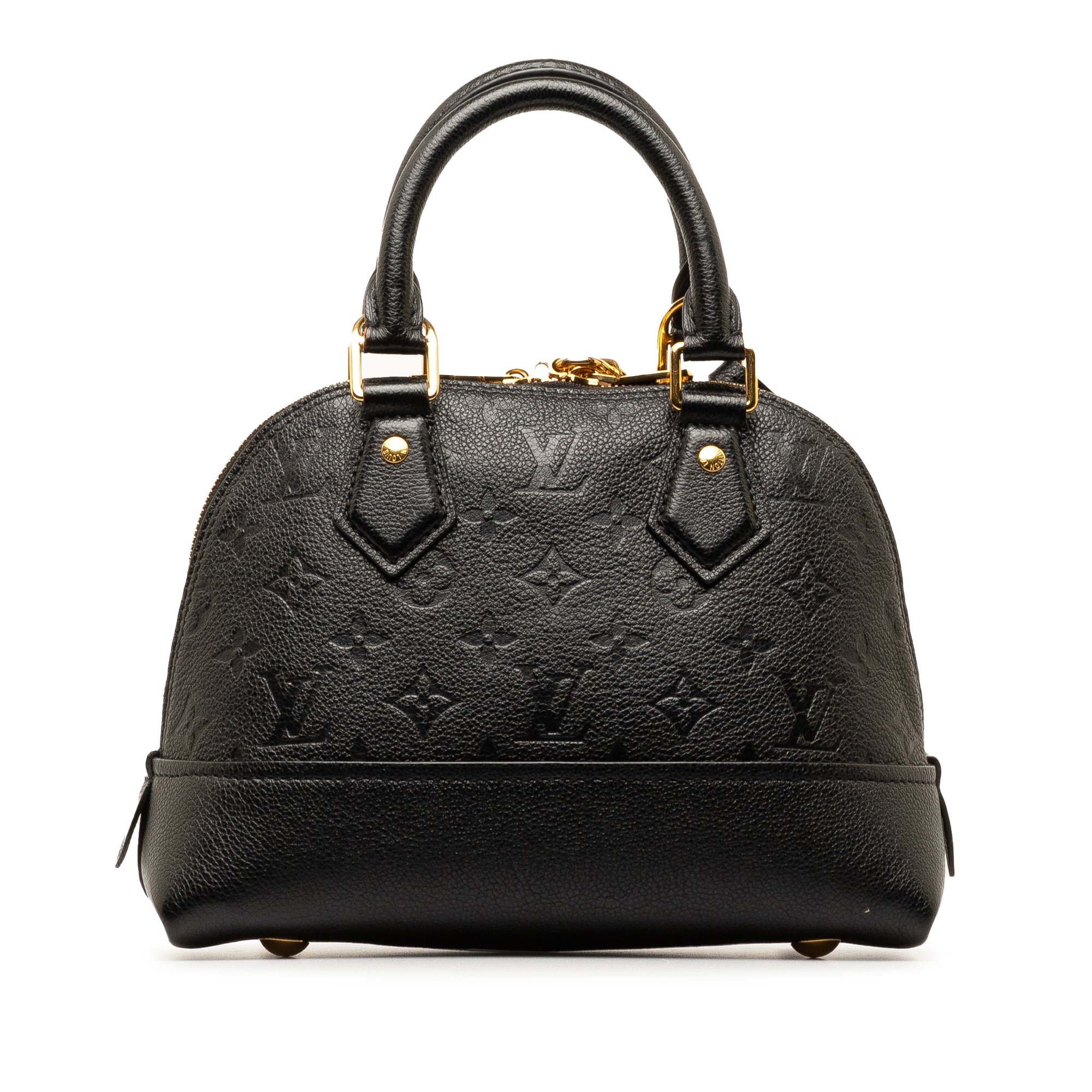 Black LV Monogram Empreinte Neo Alma BB Satchel