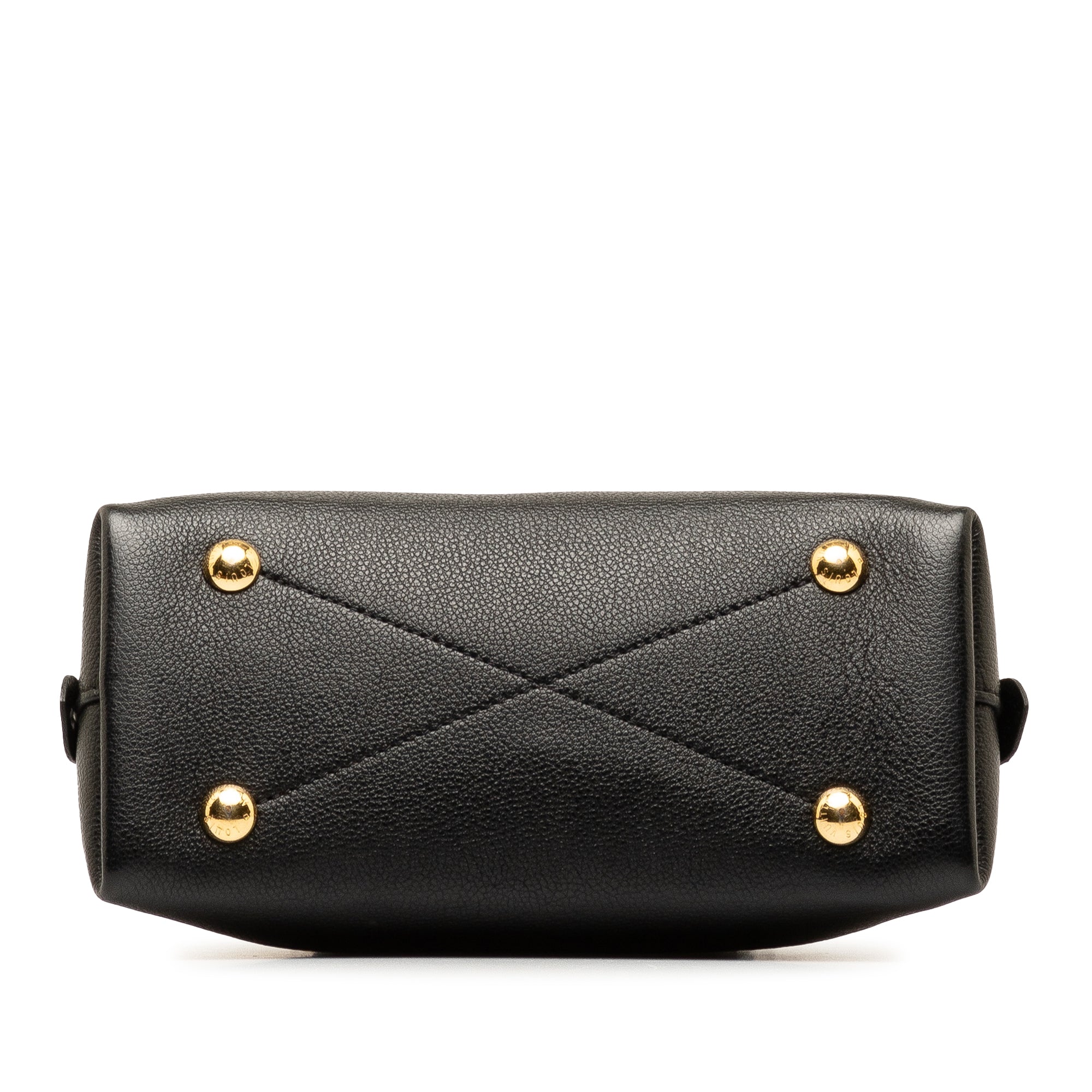 Black LV Monogram Empreinte Neo Alma BB Satchel