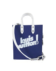 Blue LV Everyday Sac Plat XS Satchel