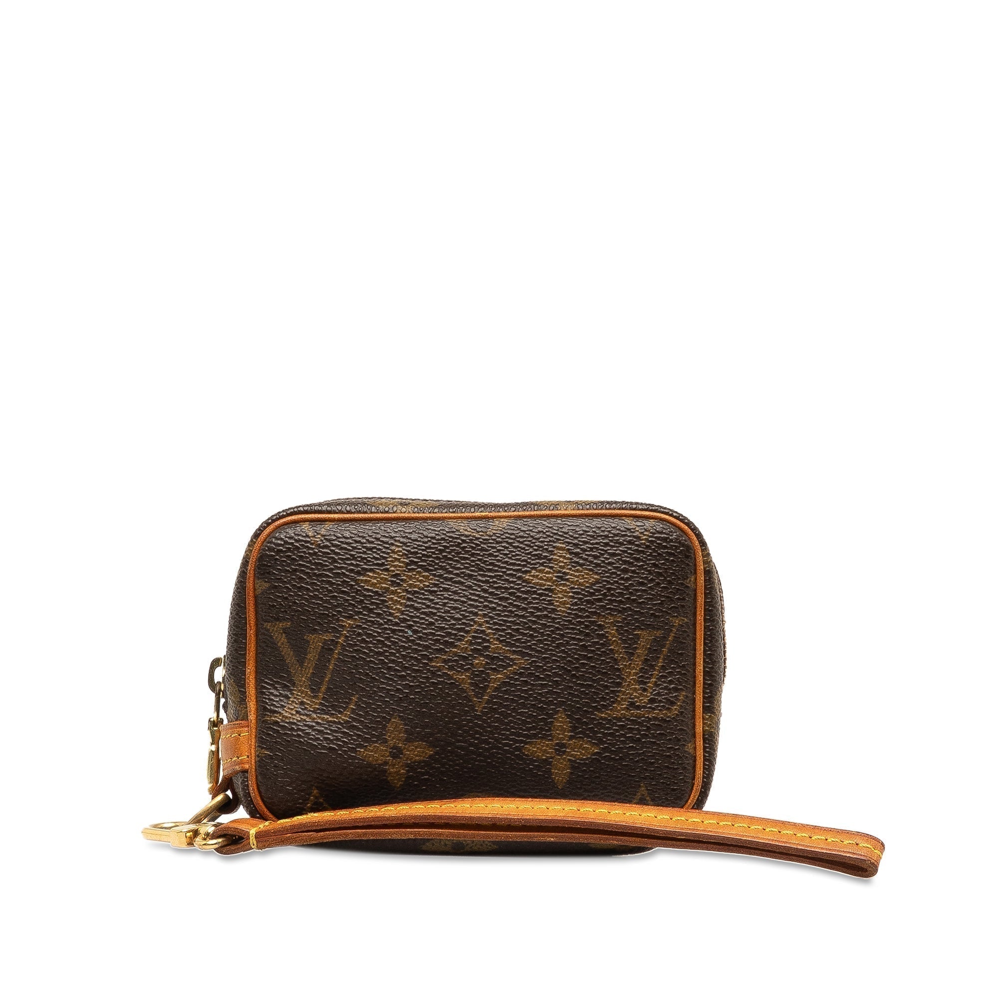 Brown LV Monogram Trousse Wapity Pouch