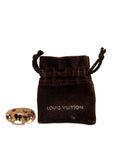 Brown LV Crystal Inclusion Resin Ring