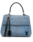 Blue LV Epi Denim Cluny BB Satchel