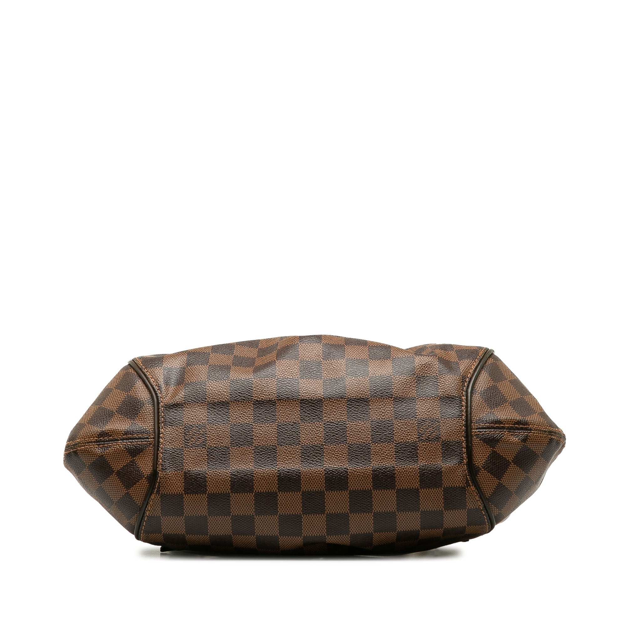 Brown LV Damier Ebene Sistina PM Shoulder Bag