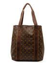 Brown LV Monogram Cabas Beaubourg Tote Bag