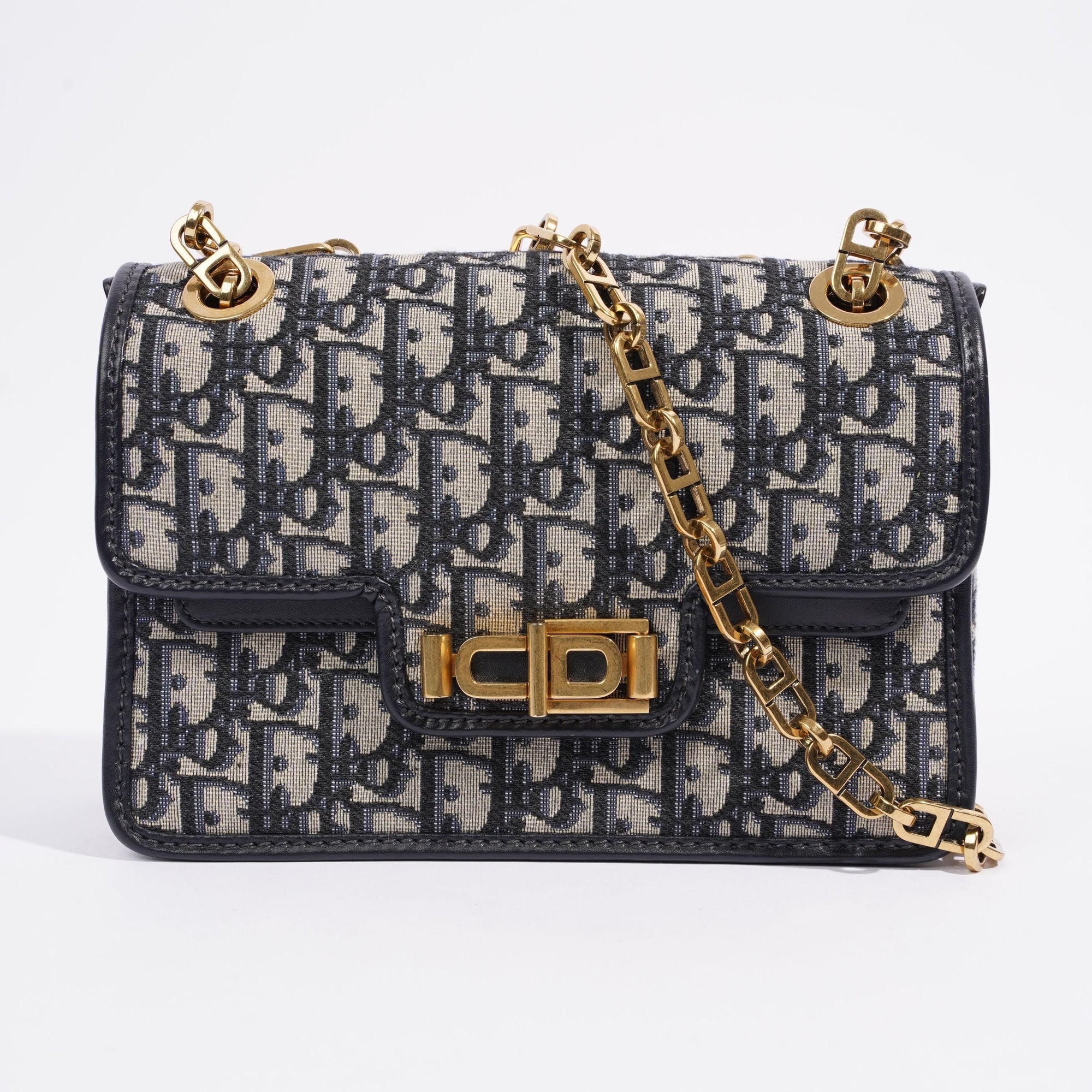 Christian D1OR Addict Bag Oblique Canvas Medium