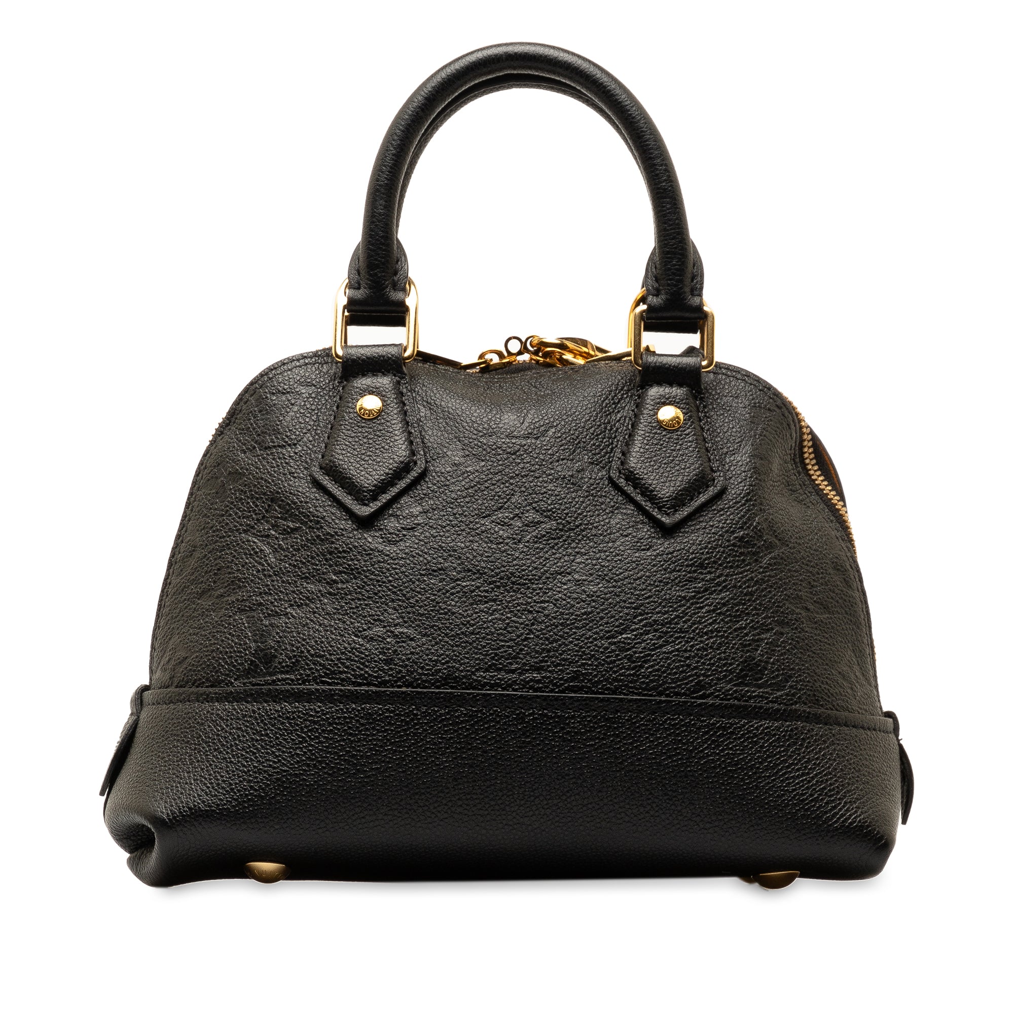 Black LV Monogram Empreinte Neo Alma BB Satchel