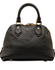 Black LV Monogram Empreinte Neo Alma BB Satchel