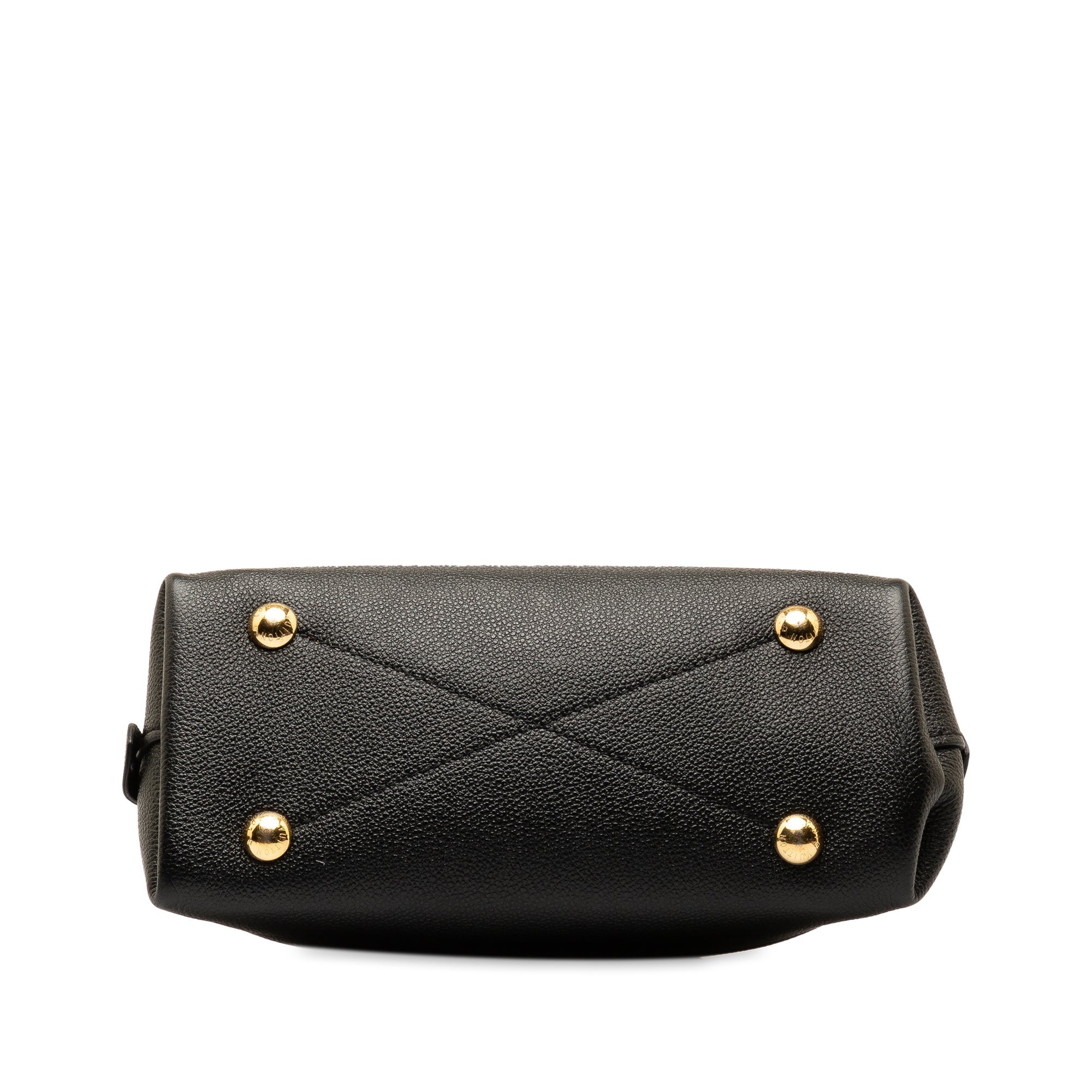 Black LV Monogram Empreinte Neo Alma BB Satchel