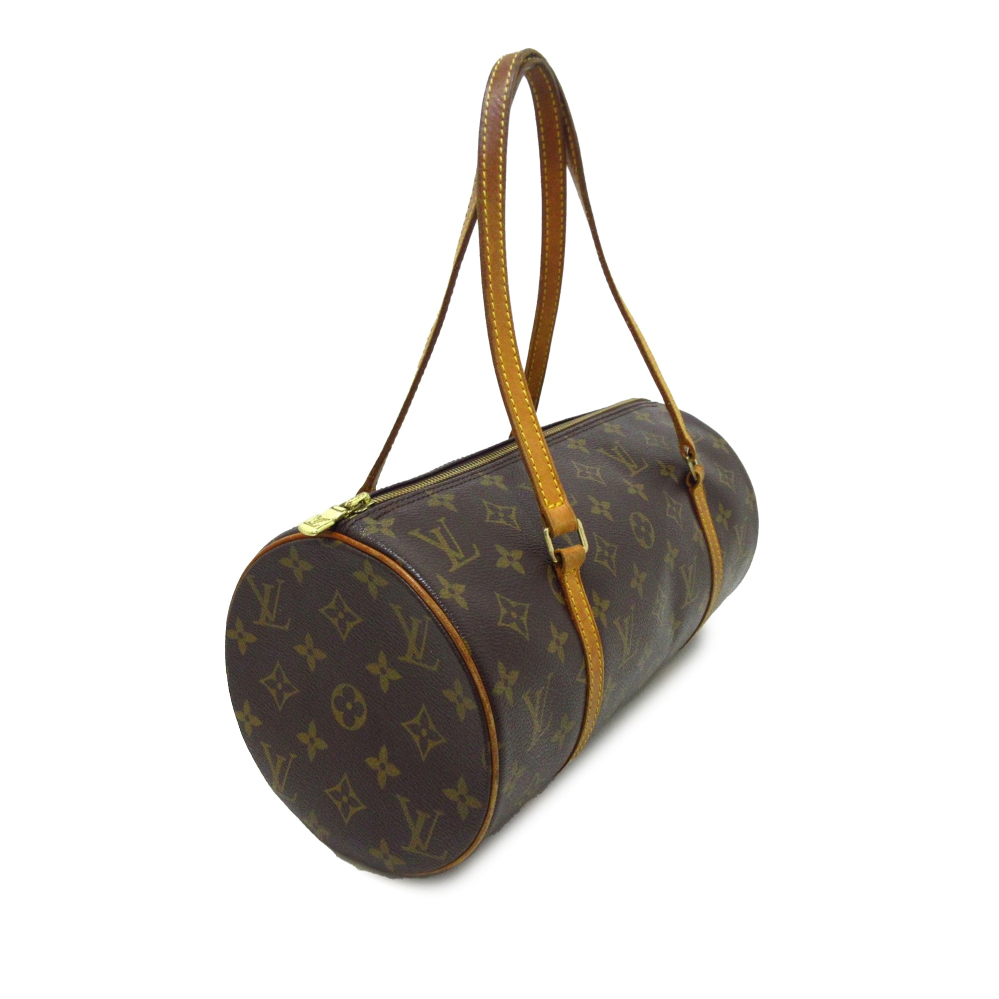 Brown LV Monogram Papillon 30 HandBag
