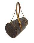 Brown LV Monogram Papillon 30 HandBag