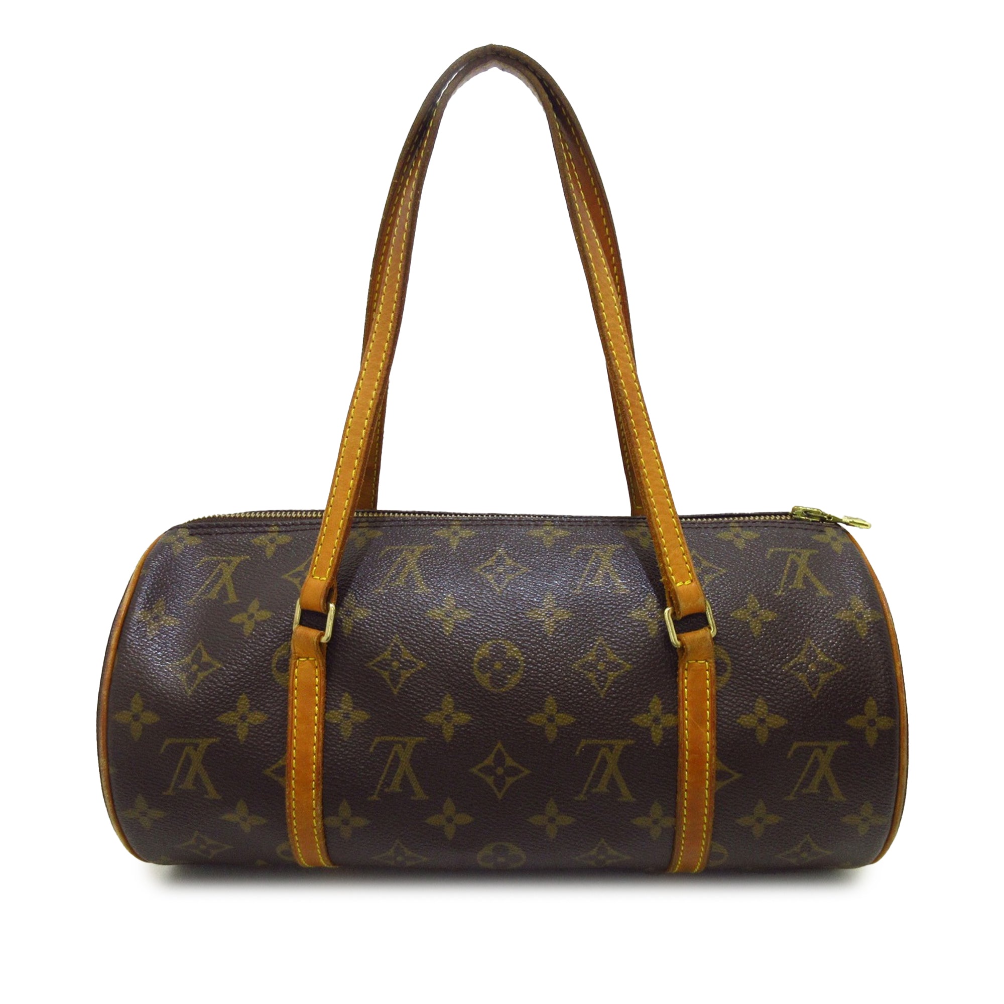 Brown LV Monogram Papillon 30 HandBag
