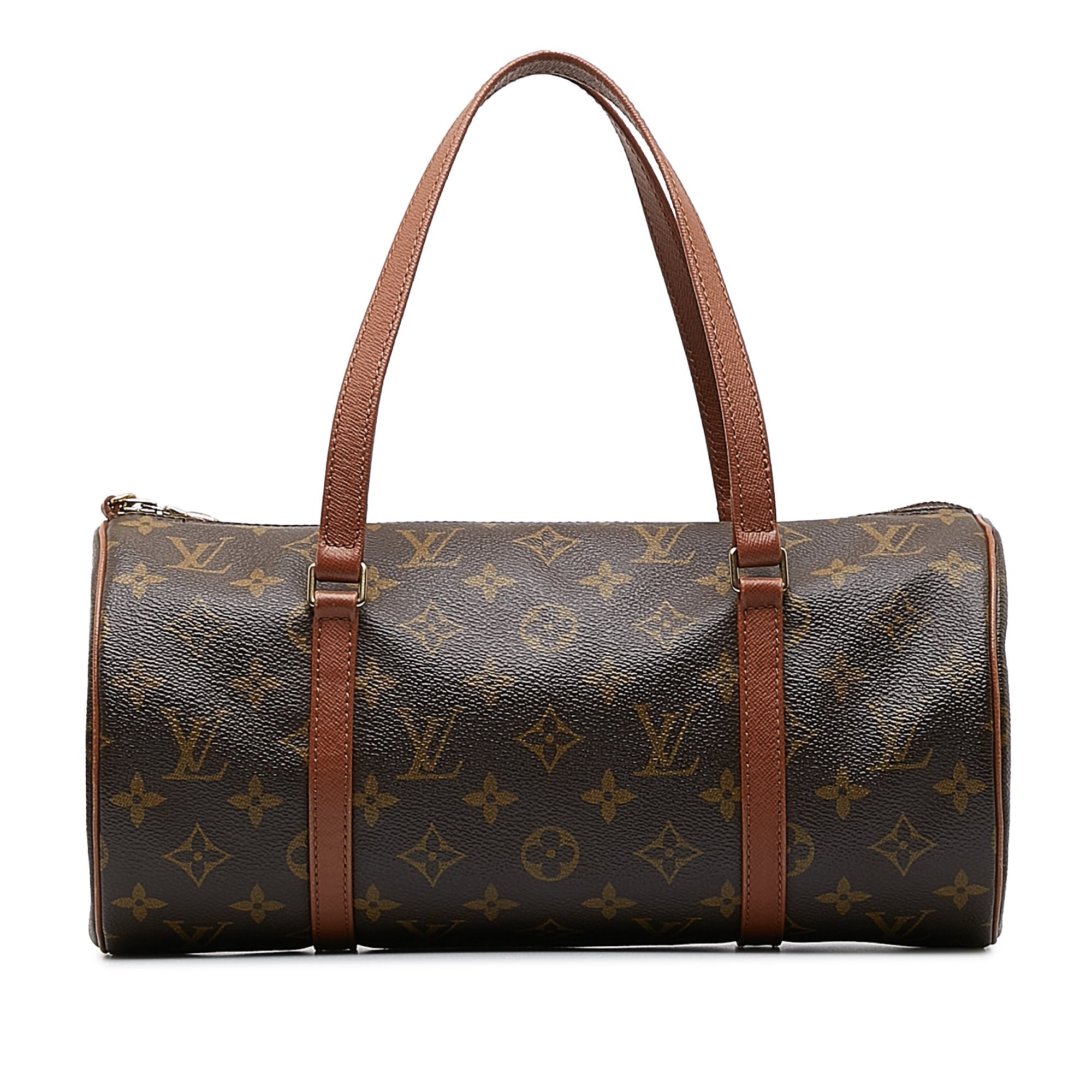 Brown LV Monogram Papillon 30 HandBag