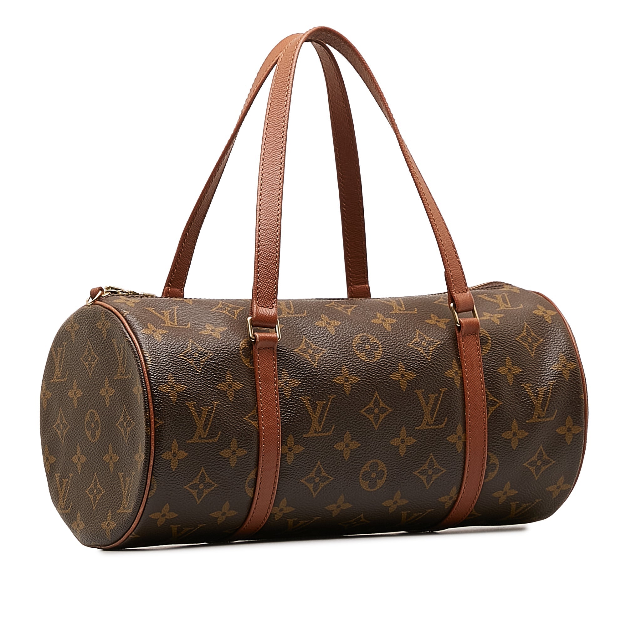 Brown LV Monogram Papillon 30 HandBag
