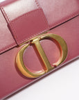 Christian D1OR 30 Motaigne Box Bag Grape Leather