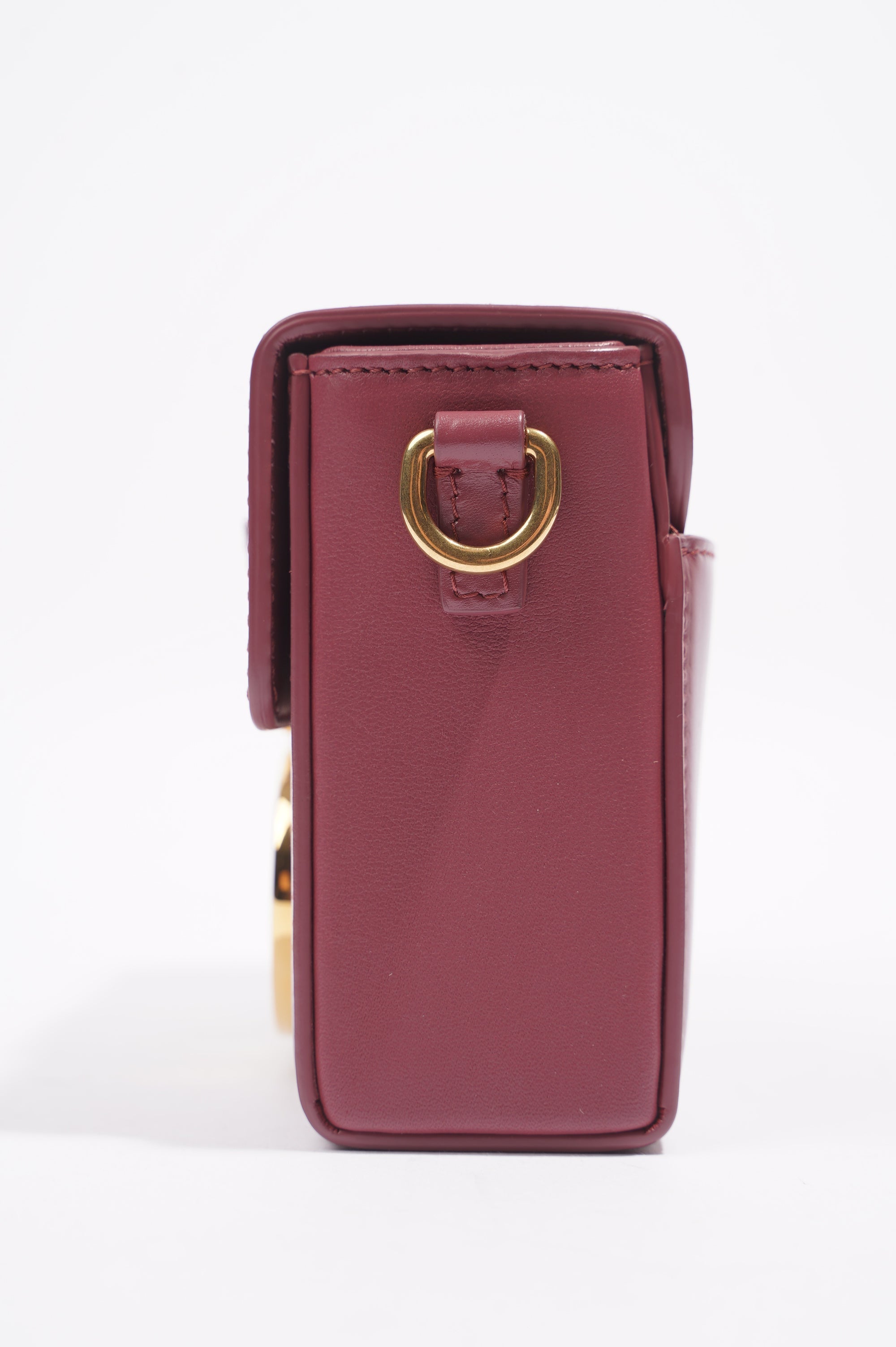 Christian D1OR 30 Motaigne Box Bag Grape Leather