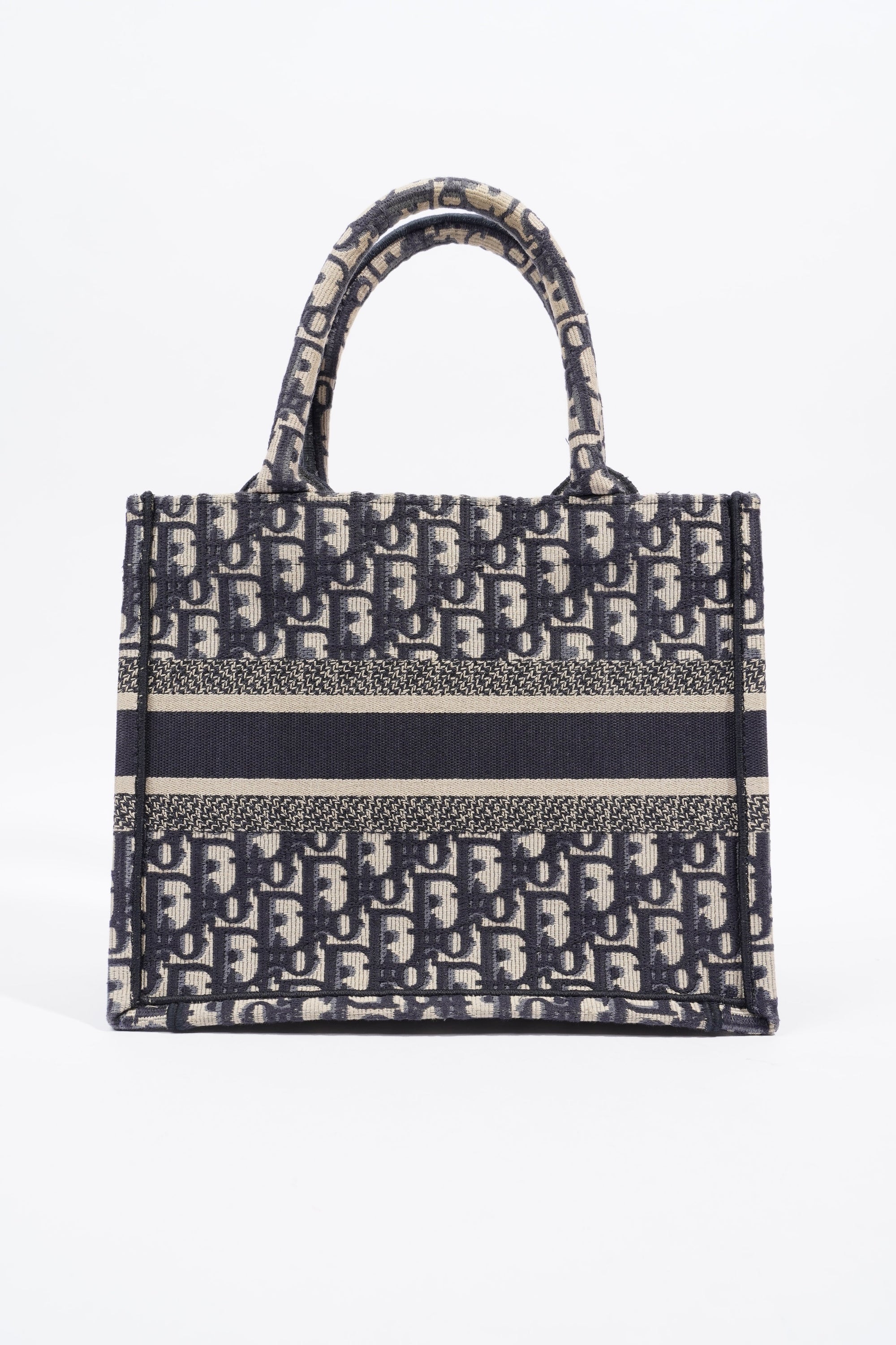 Christian D1OR Book Tote Oblique Fabric Small