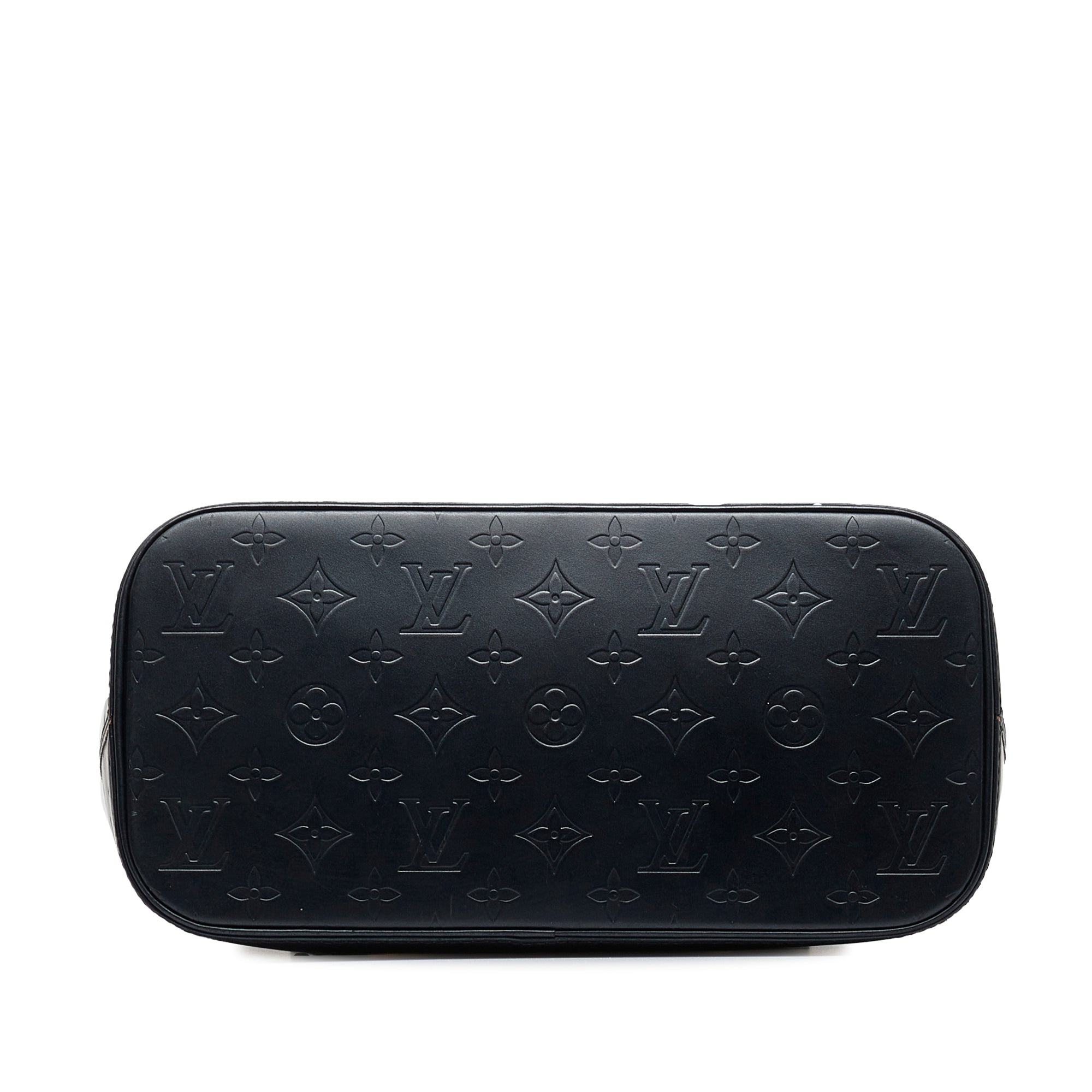 Blue LV Monogram Mat Stockton Tote Bag
