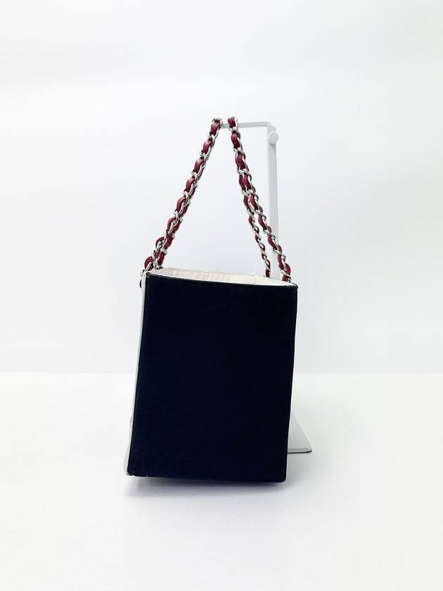 7th division NO 5 canvas chocolate bar chain bag 4VCHB20117 CH