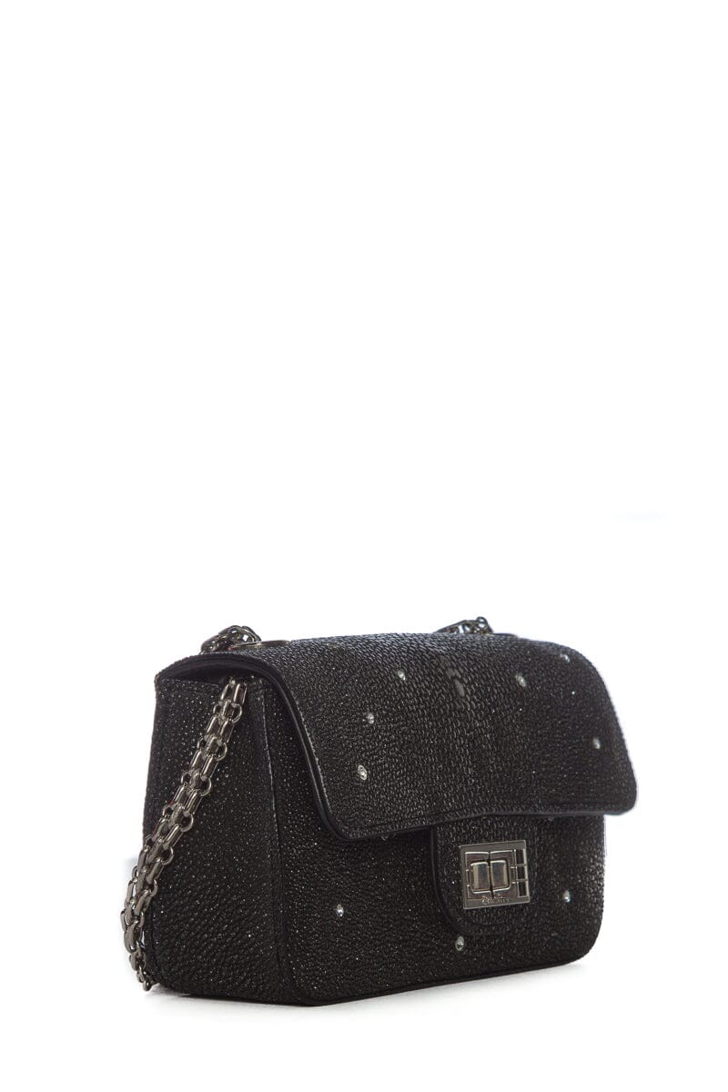 2012 Black Rare CH Stingray Strass Galuchat Reissue Bag