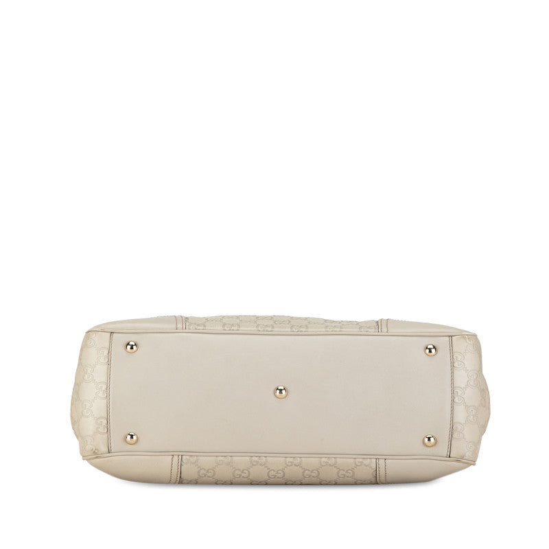 GCCI  Handbag 177052 Ivory White Leather  GCCI